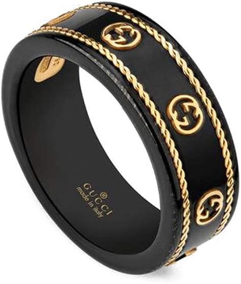 Gucci Anello Icon con GG in oro giallo